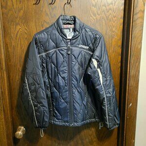 SPYDER WOMENS TEAM VENON BLACK SKI WINTER JACKET SIZE 8